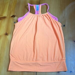 IVIVVA 8 Tangerine/Pink Double Dutch Layered Tank Top